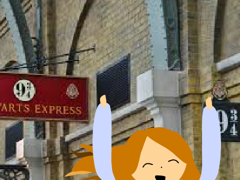 Me at Platform 9 and 3/4's