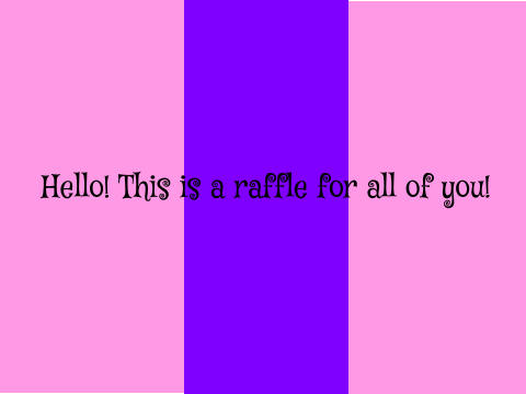 Raffle! ~ Inspired ~ please remix too!