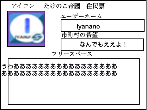 たけのこ帝國　住民票 remix