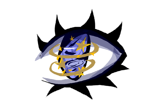 drawn as a lasso art eyeball lol