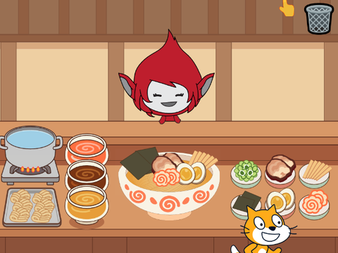 スクラッチラーメン！