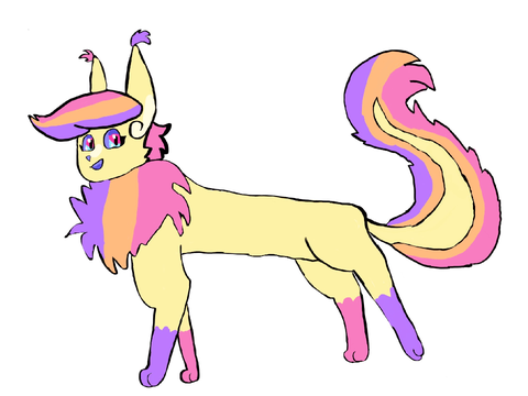 Fanart for @9rainbowtails 