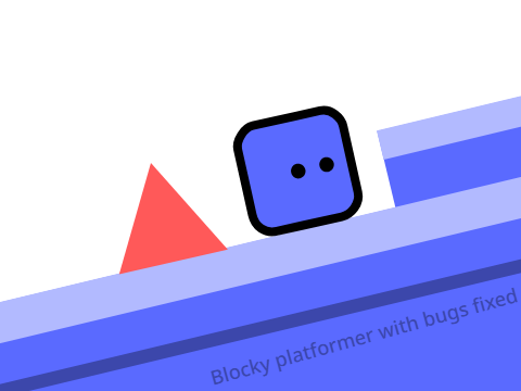 Blocky Platformer with bugs fixed