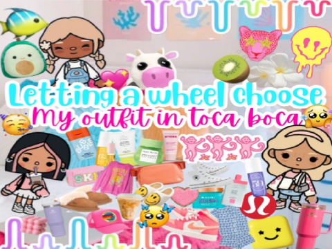 ✨Letting a wheel chose my outfit in toca boca!✨