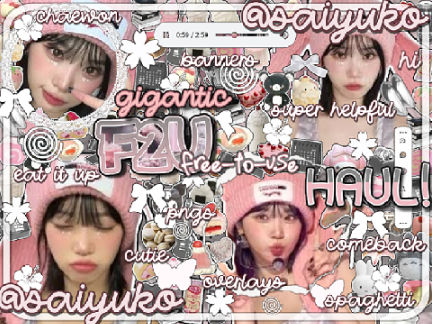 ꒰ giant f2u haul : overlays, pngs, users, bnnrs ♡ ꒱