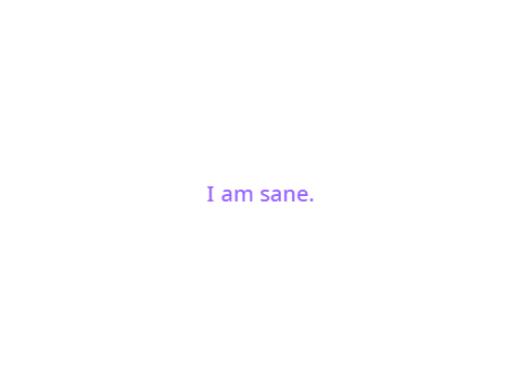 To clear my name.
