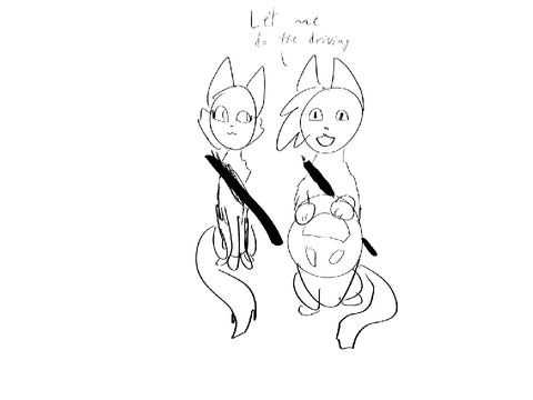 My wc ocs being hilarious 
