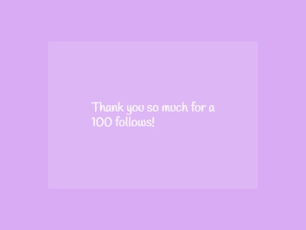 100 followers?!