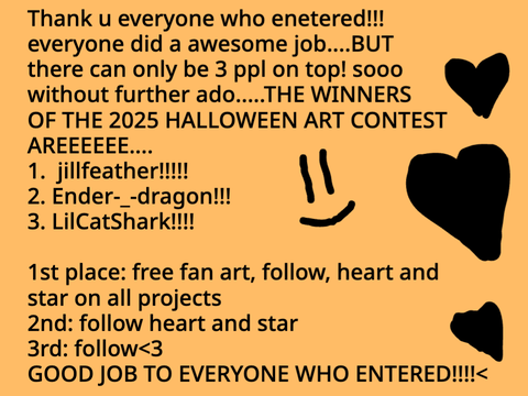 Art contest winners!!!!!!