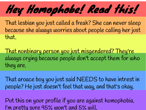 Hey Homophobe! Read This! remix remix