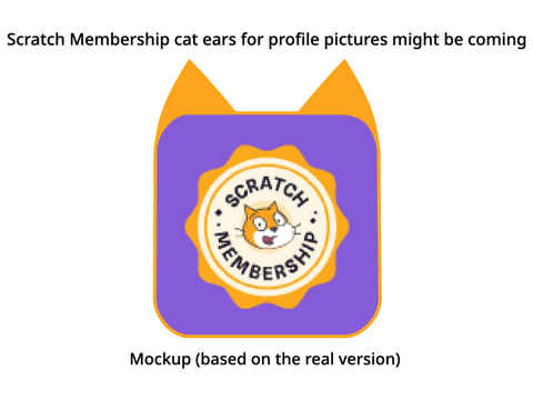 Scratch Membership cat ears for profile pictures might be coming
