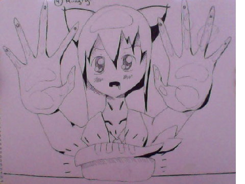 INKTOBER 4th. 4. Hungry