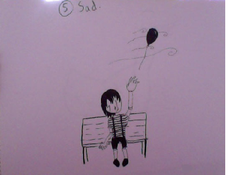 INKTOBER 5th. 5. Sad 