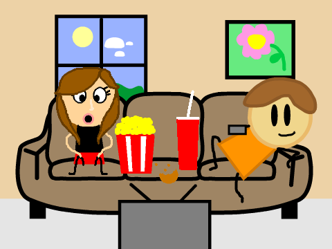 Add Yourself Watching TV remix
