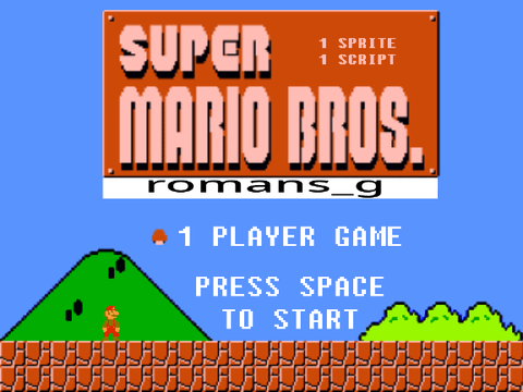 Mario in scratch