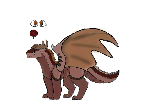 My WOF OC (Also my art homework for an RP)