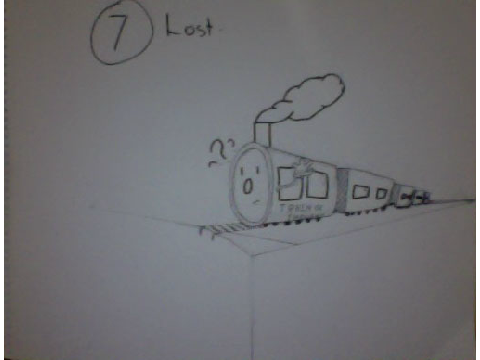 Inktober 7th. 7. Lost 