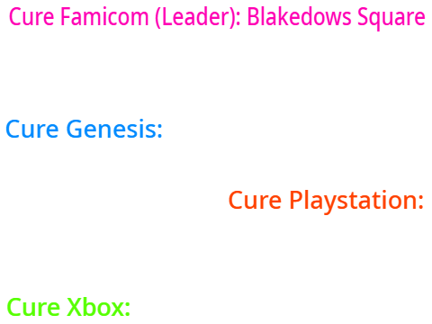 Who wants to be in Retro Gaming PreCure?