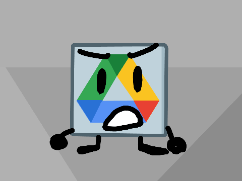 google drive app's message