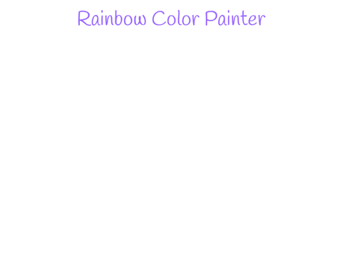 Rainbow colour painter remix