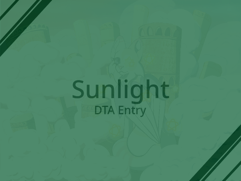 ⇠ Sunlight || DTA Entry ⇢