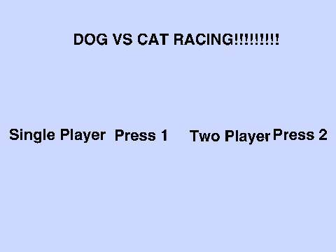Dog and Cat Racing(Once Again Edited)