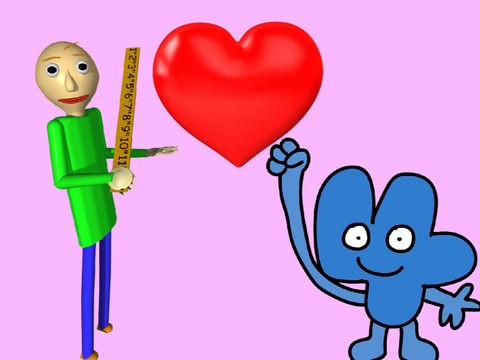 Baldi x Four ship art