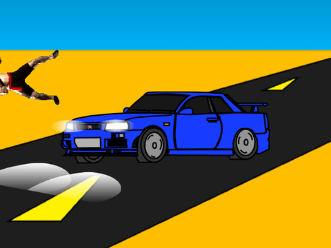 driving in the desert
