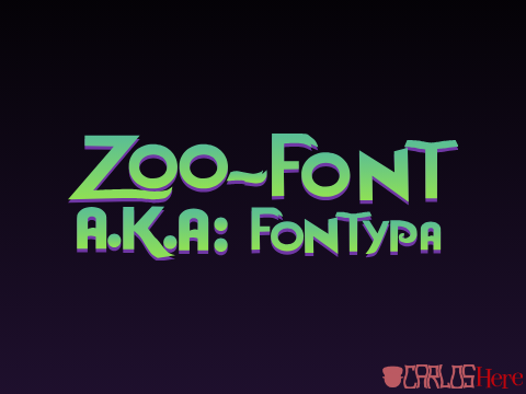 Zoo-Font [A.K.A: Fontypa] [10.6]