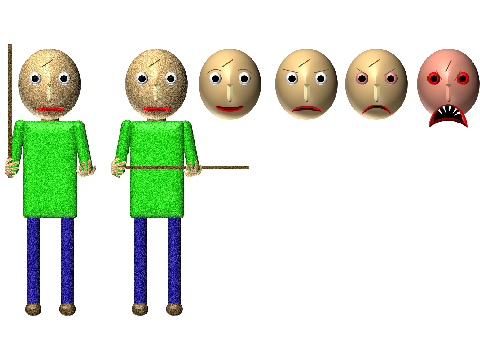 Old Baldi V4 Model!