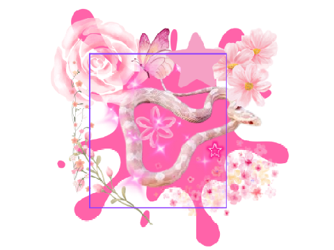 PINK MOOD BOARD AGAIN BUT SNAKE
