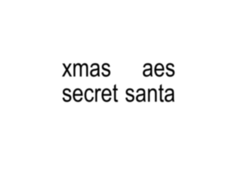 xmas aes secret santa !!