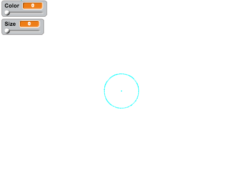 Circular Crazy Drawing