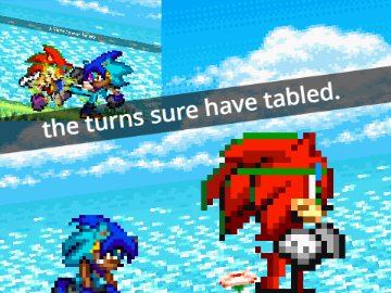 Turbo vs a red oc with tan eyelids [2]
