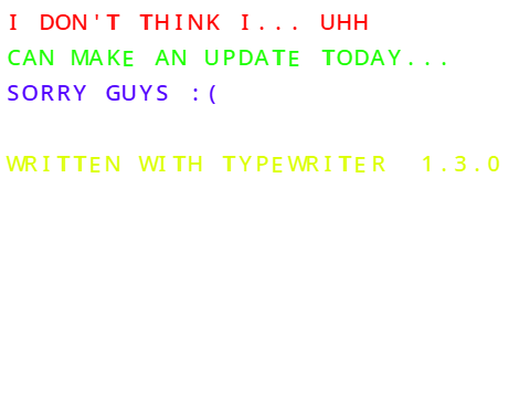 Typewriter v1.3.0