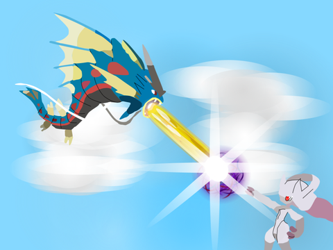 ポケモンイラスト　決戦