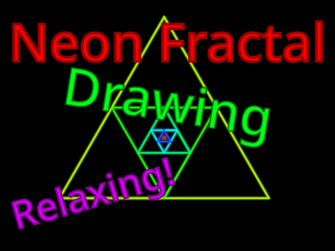 Neon fractal draw