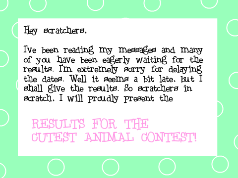 For The Cutest Animal Contest Entries - RESULTS
