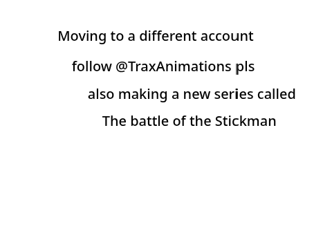 new main account and new series!