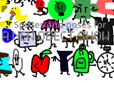 New object show sprites and poses