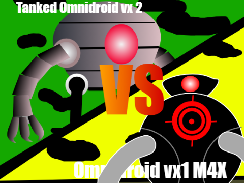 TANKED OMNIDROID 2 vs OMNIDROID M4X (still in progress)