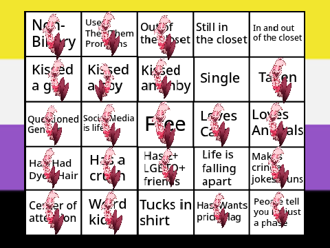 Non-Binary Bingo!  remix remix remix