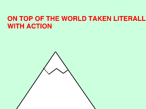 On top of the world- Lyrics Taken Literally