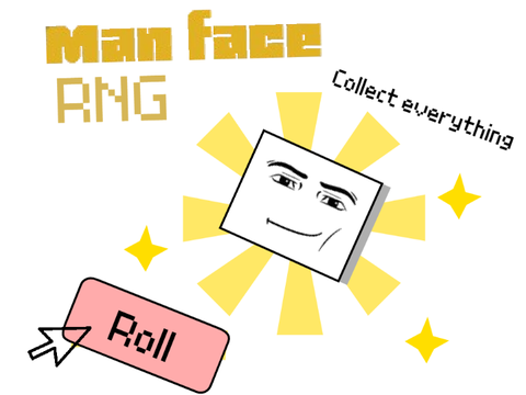 (God lucky block)Man face RNG