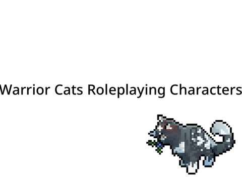 Open Cats For RP (Read Description)