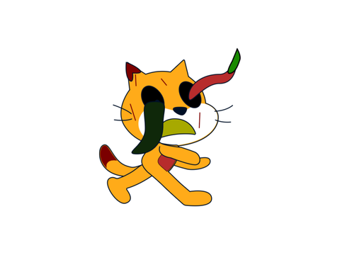 Animated Zombie & Scratch cat