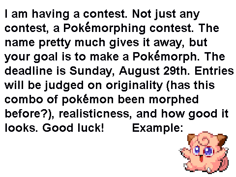 I'm Having a Contest!