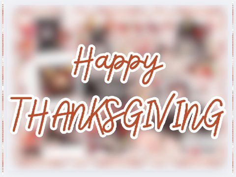 Happy thanksgiving!