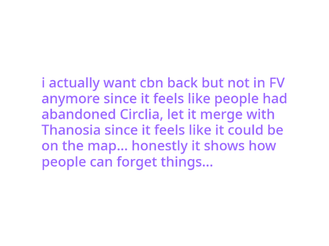 if only fv wasn't a pain... I would reboot cbn...