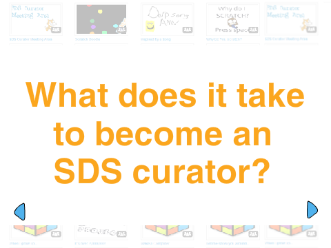 How to become an SDS Curator